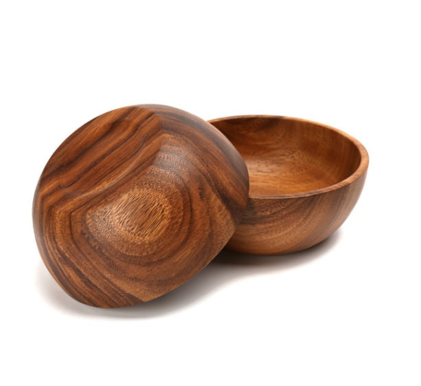 Handcrafted Acacia Wood Serving Bowl – Eco-Friendly Salad & Fruit Bowl