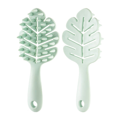 Tropical Leaf Scalp Massage Brush