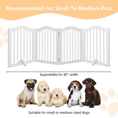 Freestanding Wooden Pet Gate