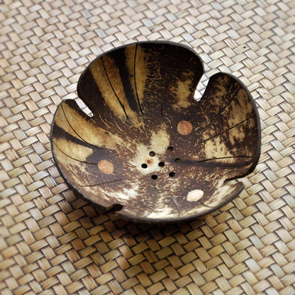 Handcrafted Coconut Shell Soap Dish – Natural Artisan Soap Holder
