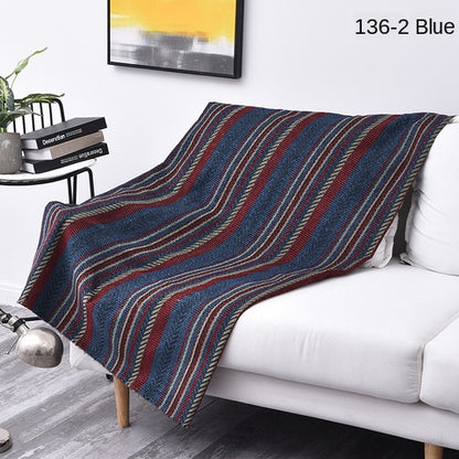 Artisan Boho Chenille Sectional Sofa Throw & Protector