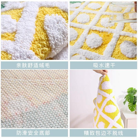 Pineapple Washable Microfiber Floor Mat