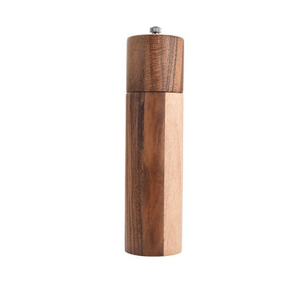 Acacia Wood Salt & Pepper Grinder – Manual Spice Mill with Ceramic Core