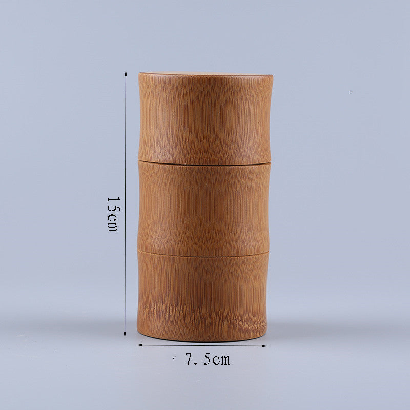Sustainable Bamboo Tea Storage Pot