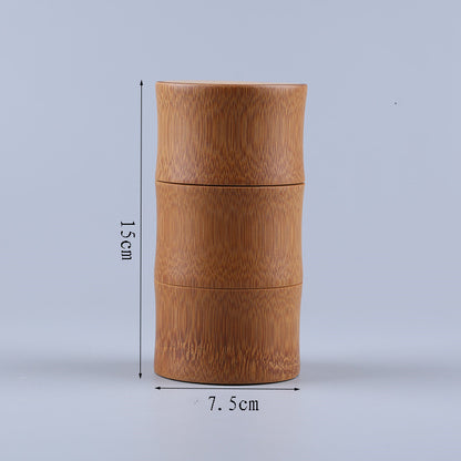 Sustainable Bamboo Tea Storage Pot
