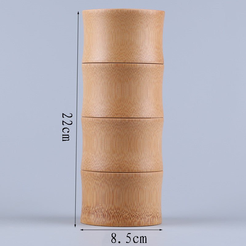 Sustainable Bamboo Tea Storage Pot