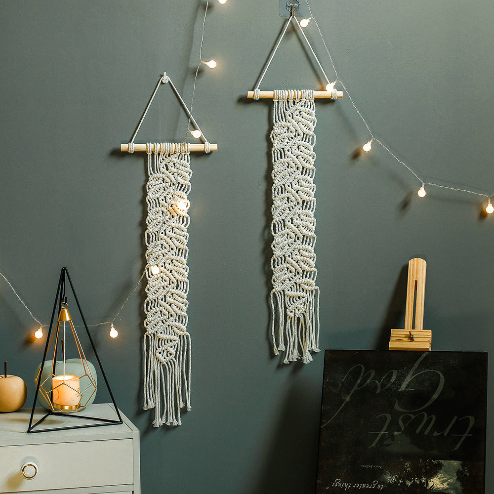 Handwoven Boho Cotton Macramé Wall Hanging