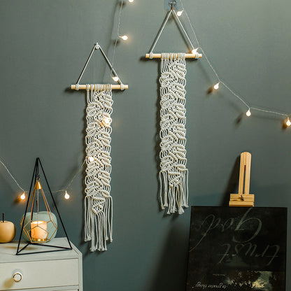Handwoven Boho Cotton Macramé Wall Hanging