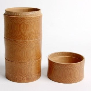 Sustainable Bamboo Tea Storage Pot
