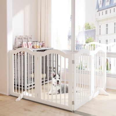 Freestanding Wooden Pet Gate