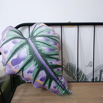 Tropical Leaf Shaped Cushion