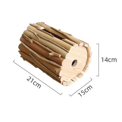 Artisan Wooden Tabletop Paper Roll Holder