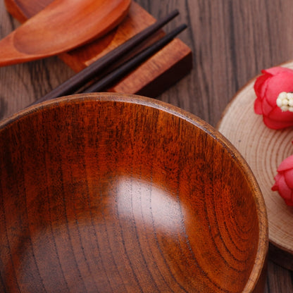 Acacia Wood Serving Bowl – Minimalist Round Kitchen & Table Bowl