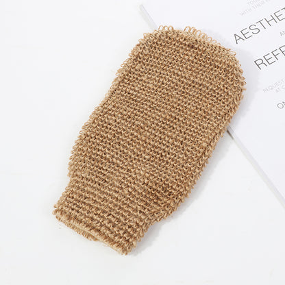 PureNature Eco Jute Exfoliating Bath Glove – Natural Body Scrub & Spa Shower Mitt