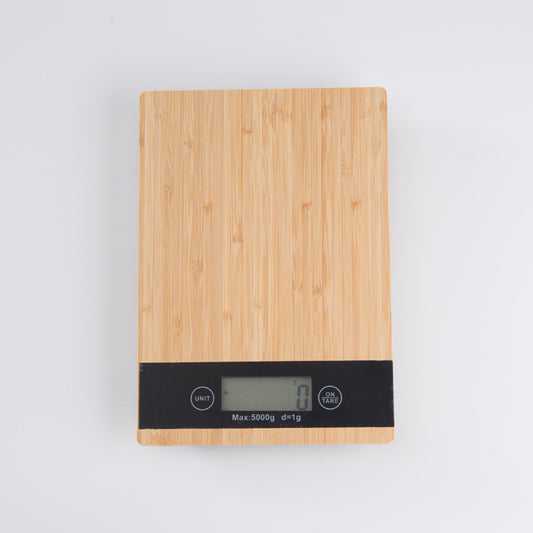 Eco-Artisan Precision Bamboo Digital Kitchen Scale