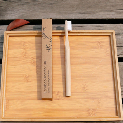 EcoPure Bamboo Charcoal Toothbrush – Sustainable Soft-Bristle Oral Care Brush