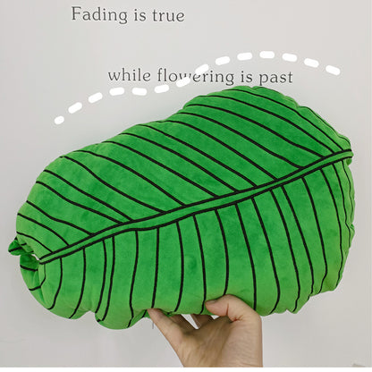 Tropical Leaf Shaped Cushion