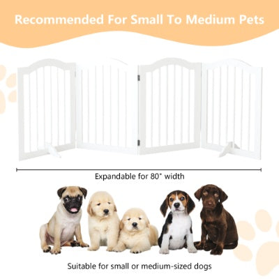 Freestanding Wooden Pet Gate