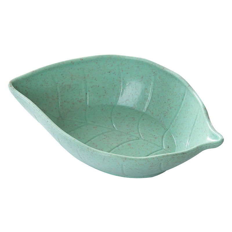 Eco Leaf Rice Hull Dipping Bowls – Sustainable Sauce Dish Set (4-Pack)