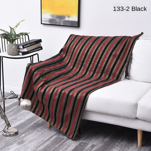 Artisan Boho Chenille Sectional Sofa Throw & Protector