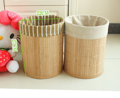 EcoFold Bamboo Collapsible Waste Bin