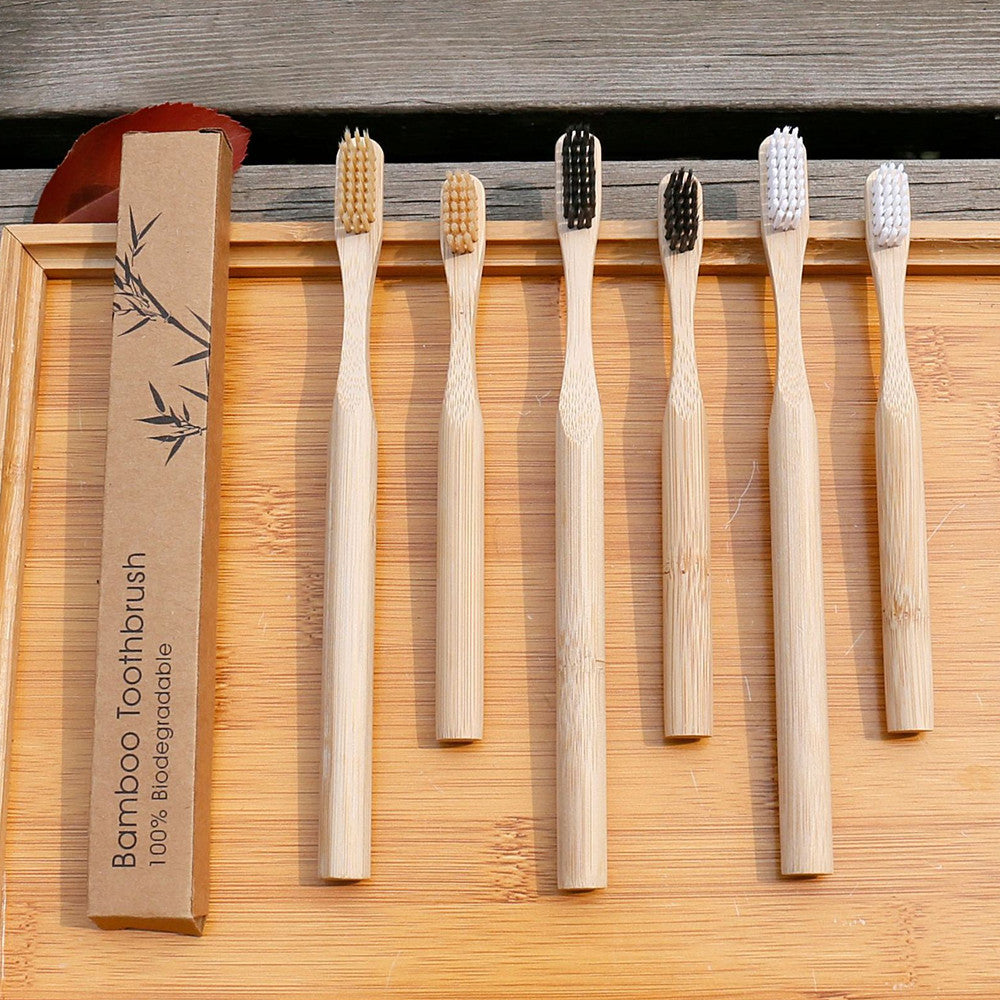 EcoPure Bamboo Charcoal Toothbrush – Sustainable Soft-Bristle Oral Care Brush