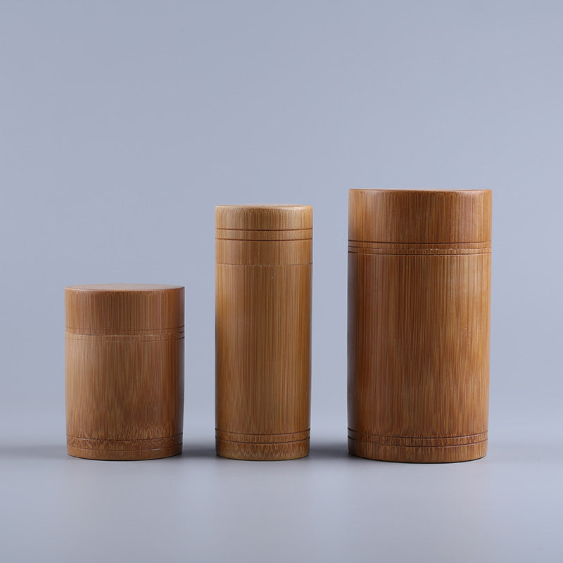 Sustainable Bamboo Tea Storage Pot