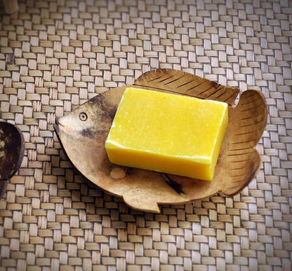 Handcrafted Coconut Shell Soap Dish – Natural Artisan Soap Holder