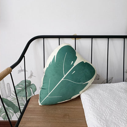 Tropical Leaf Shaped Cushion
