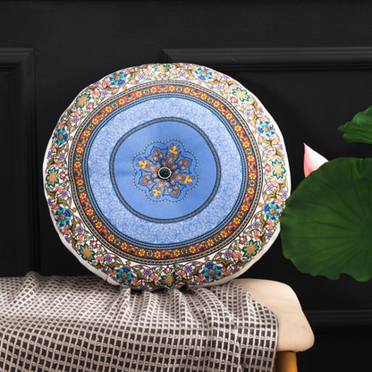 Bohemian Round Floor Cushion Meditation Mat