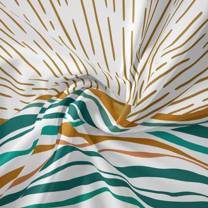 Boho Sun Wave Wall Tapestry – Minimalist Aesthetic Room Decor
