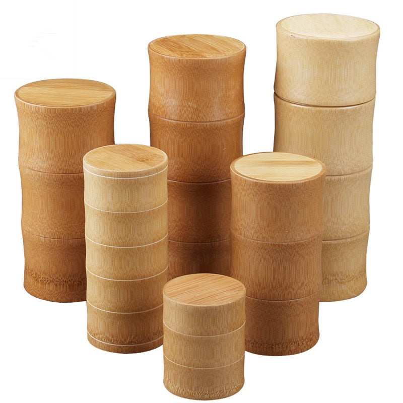 Sustainable Bamboo Tea Storage Pot