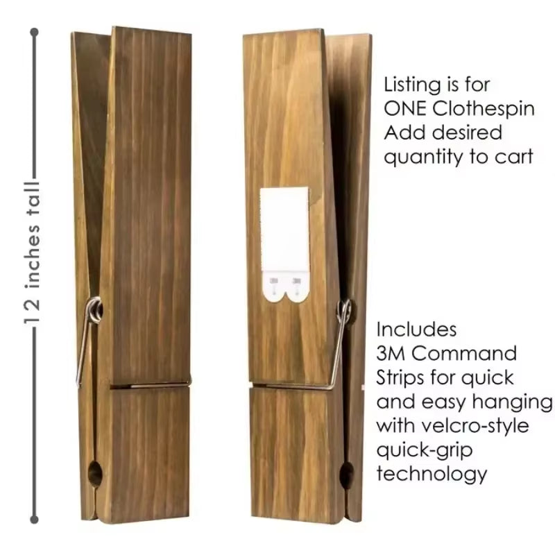 Holdera Giant Clothespin Holder