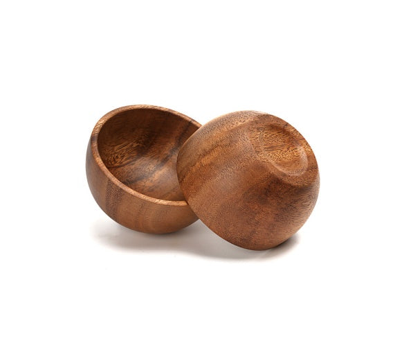 Handcrafted Acacia Wood Serving Bowl – Eco-Friendly Salad & Fruit Bowl
