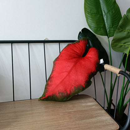 Tropical Leaf Shaped Cushion