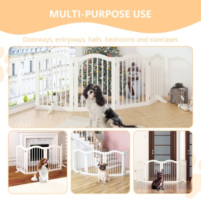 Freestanding Wooden Pet Gate