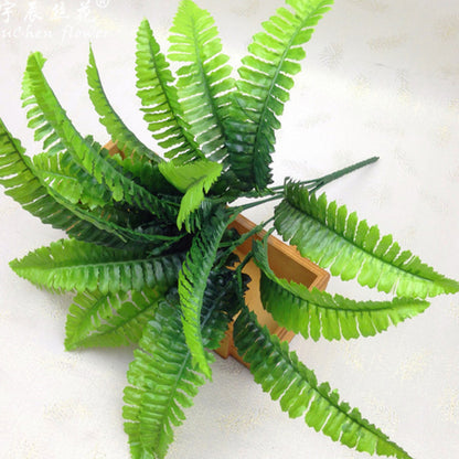 Lush Botanical Artificial Fern Bush – Realistic Tabletop Greenery Decor