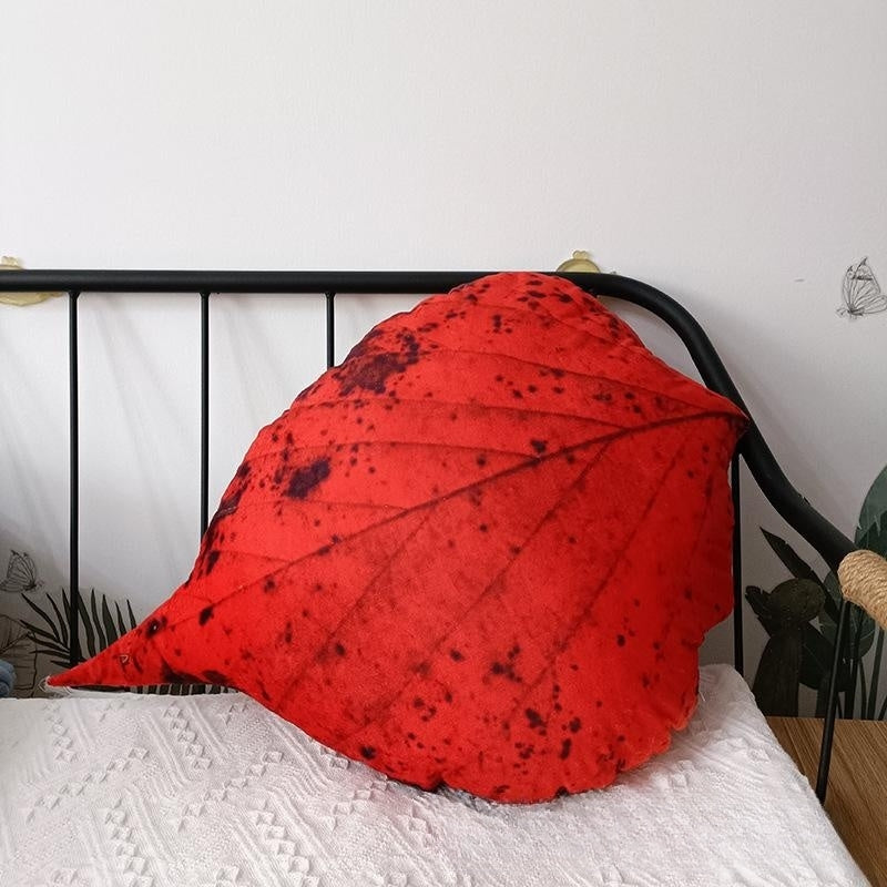 Tropical Leaf Shaped Cushion