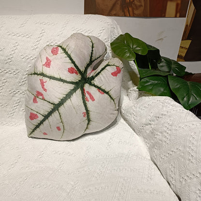 Tropical Leaf Shaped Cushion