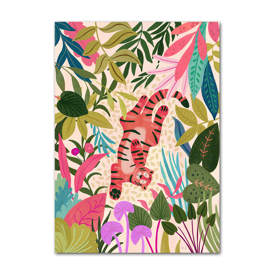 Tropical Jungle Animal Canvas Wall Art – Safari Nursery & Kids Room Decor Collection