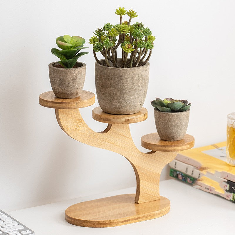 Mini Wooden Countertop Display Stand