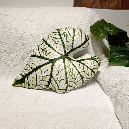 Tropical Leaf Shaped Cushion