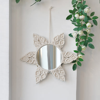 Boho Macramé Cotton Wall Hanging – Handwoven Decorative Tapestry