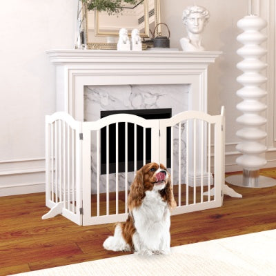 Freestanding Wooden Pet Gate
