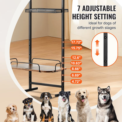 The Omni-Level Elevated Dog Feeder & Storage Station