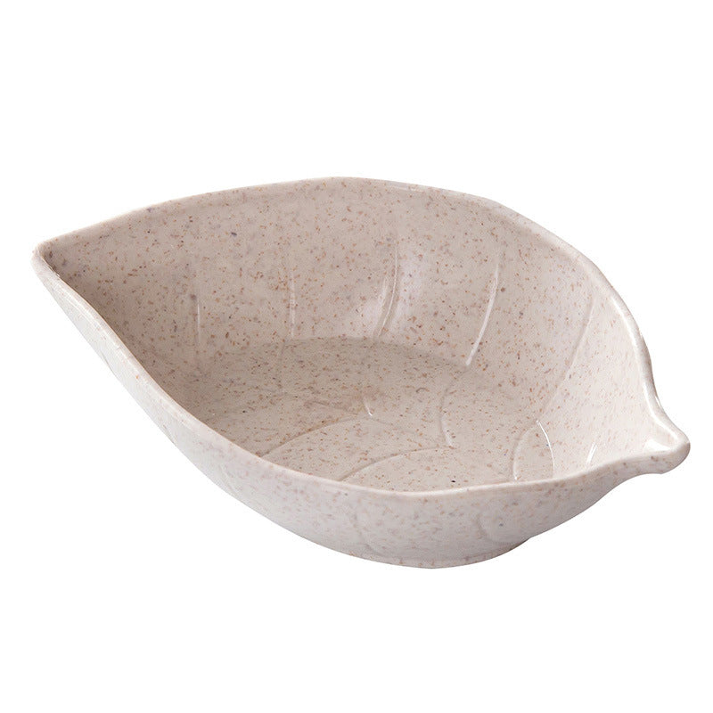 Eco Leaf Rice Hull Dipping Bowls – Sustainable Sauce Dish Set (4-Pack)