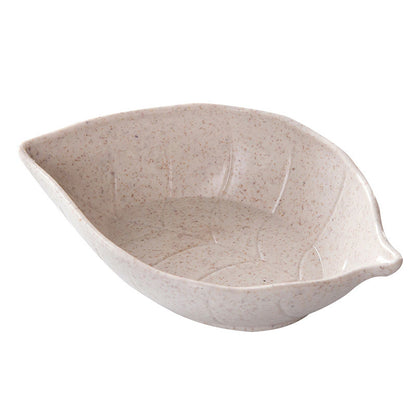 Eco Leaf Rice Hull Dipping Bowls – Sustainable Sauce Dish Set (4-Pack)