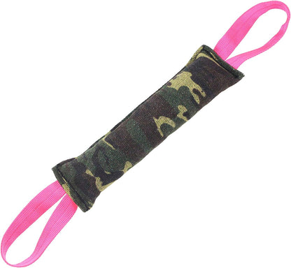 Durable Jute Dog Training Tug Toy with Dual Handles