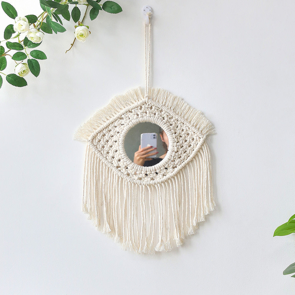 Boho Macramé Cotton Wall Hanging – Handwoven Decorative Tapestry