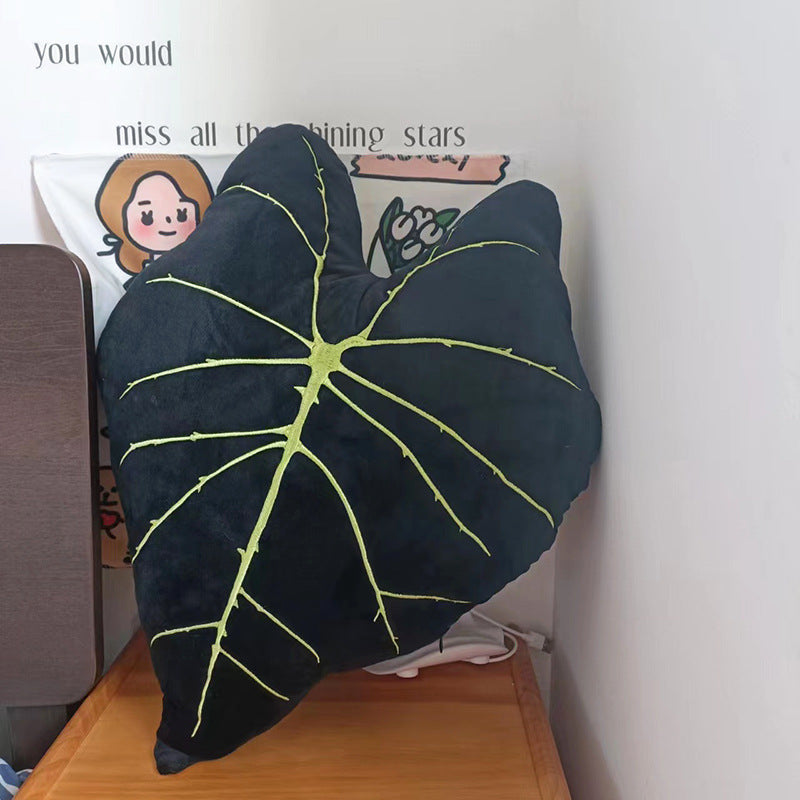 Tropical Leaf Shaped Cushion